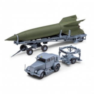 Revell 03310 Hanomag SS-100 Gigant with Transporter & V2