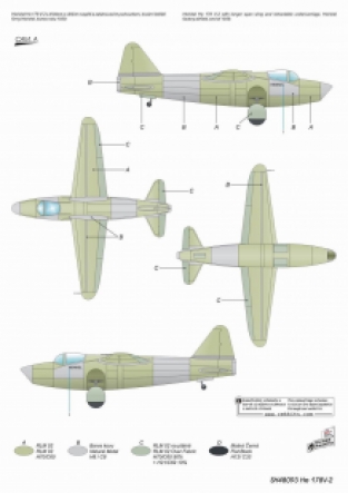 Special Hobby SH72192 Heinkel He178V-2