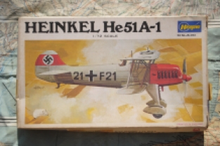 Hasegawa JS-053 Heinkel He51A-1 German Air Force Fighter