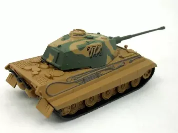 Eaglemoss EAC Military Vehicle 23 Henschel/Porsche Sd.Kfz.182 King Tiger German Army Die Cast Model 