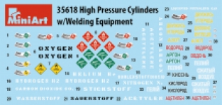 Mini Art 35618 High Pressure Cylinders with Welding Equipment