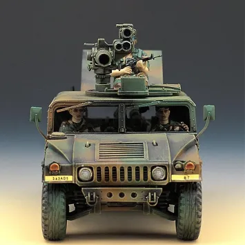 Academy 13250 HMMWV-Hummer-Humvee M966 TOW Missile Carrier
