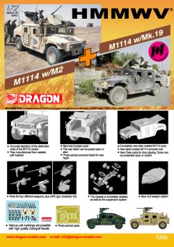 Dragon 7295 HMMWV M1114 w/M2 + M1114 w/Mk.19 US Army