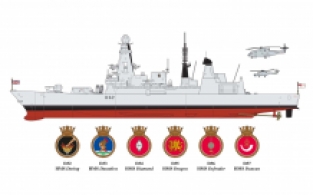 Airfix A50132 HMS Daring TYPE 45 DESTROYER Royal Navy