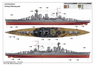 Trumpeter 03710 HMS HOOD 'construit pour l'affichage'