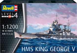 Revell 05161 HMS King George V Royal Navy Battleship