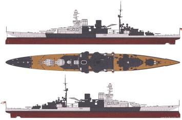 Tamiya 31617 HMS Repulse Royal Navy Battlecruiser Renown-class