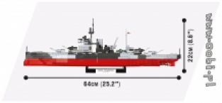 COBI 3082 HMS WARSPITE Royal Navy Battleship