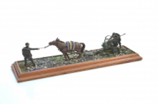 Italeri 6464 Horse Drawn Breda 20/65 mod.35 with servants