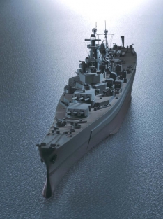 Has40114  USS MISSOURI U.S.NAVY BATTLESHIP