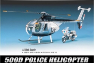 Academy 12249 Hughes 500D Police Helicopter