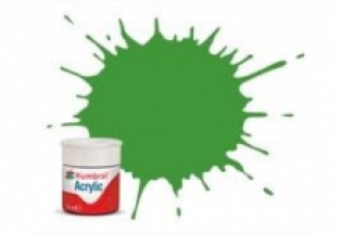 Humbrol 408 APPLE GREEN matt '14 ml Acrylic Paint'