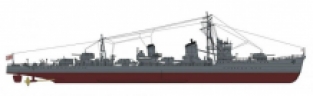 Hasegawa 40101 IJN Destroyer Type KOH HAMAKAZE 