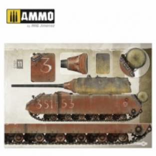 Ammo by MIG A.MIG 6015 ILLUSTRATED GUIDE OF WWII LATE GERMAN VEHICLES