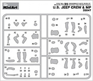 MiniArt 35047 US Jeep Crew & MP