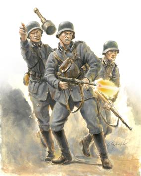 Italeri 15601 WWII German Infantry