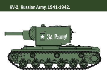 Italeri 15763 KV-1 / KV-2 Russian Heavy Tank