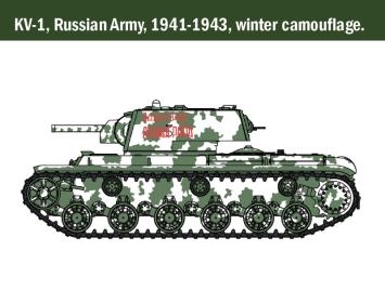 Italeri 15763 KV-1 / KV-2 Russian Heavy Tank