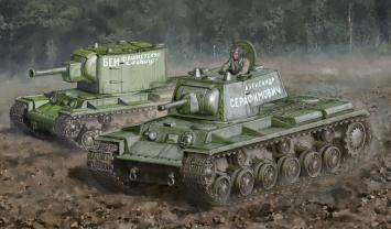 Italeri 15763 KV-1 / KV-2 Russian Heavy Tank