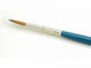 Italeri 51289 4 SYNTHETIC ROUND BRUSH BROWN TIP