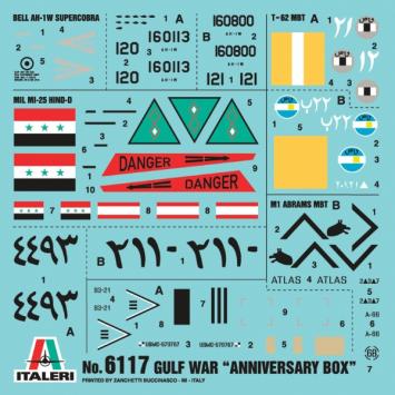 Italeri 6117 GULF WAR 25th Anniversary 1991-2016