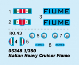 Trumpeter 05348 Italian Heavy Cruiser Fiume