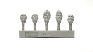 MiniArt 35500 Italian Tank Crew Resin Heads 