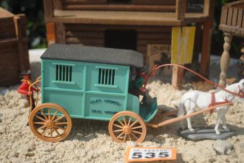 Timpo Toys O.535 Jail carriage with coachman, 2nd version