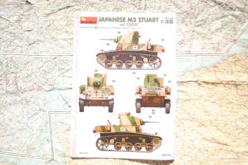 MiniArt 35454 Japanese M3 Stuart with Crew
