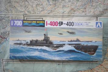 Aoshima 01511 Japanese Navy Submarine I-400 - Water Line Series No. 430 
