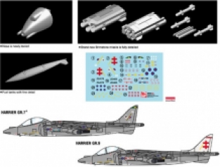 Dragon 4603 JOINT HARRIER FORCE Harrier Gr.7 & Harrier Gr.9