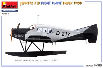 MiniArt 48004 Junkers F13 Float Plane Early Prod