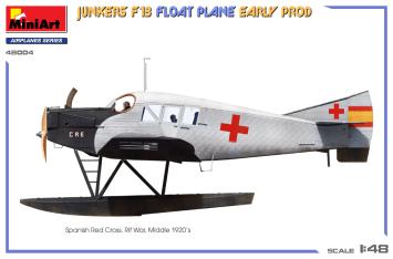 MiniArt 48004 Junkers F13 Float Plane Early Prod