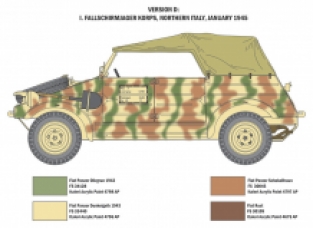 Italeri 7405 Kdf.1 Type 82 Kübelwagen