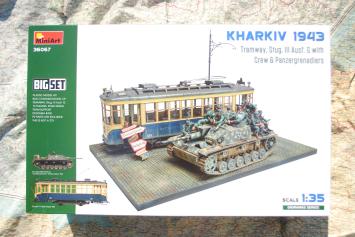 MiniArt 36067 Kharkiv 1943 - Tramway, StuG III Ausf G with Crew & Panzergrenadiers Big Set
