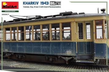 MiniArt 36067 Kharkiv 1943 - Tramway, StuG III Ausf G with Crew & Panzergrenadiers Big Set