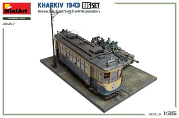 MiniArt 36067 Kharkiv 1943 - Tramway, StuG III Ausf G with Crew & Panzergrenadiers Big Set