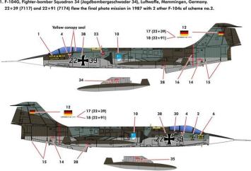 Kinetic K48083 Lockheed F-104G Starfighter 'Luftwaffe Starfighter'
