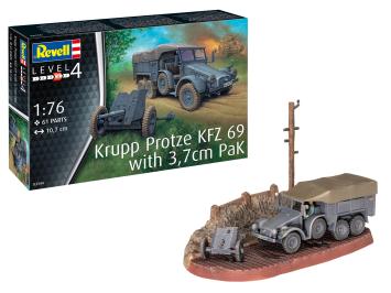 Revell 03344 Krupp Protze Kfz.69 with 3,7cm Pak
