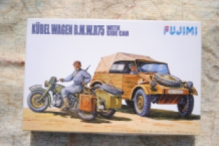 Fujimi 761053 KÜBELWAGEN & BMW R76 with Side Car