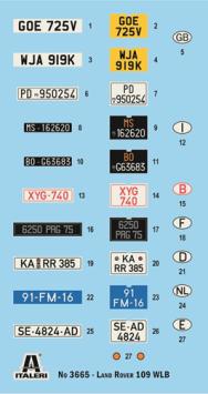 Italeri 3665 Land Rover 109 LWB