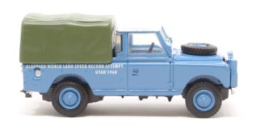 Oxford 76LAN2020 Land Rover Series 2 LWB Canvas Bluebird Land Speed Record 1960