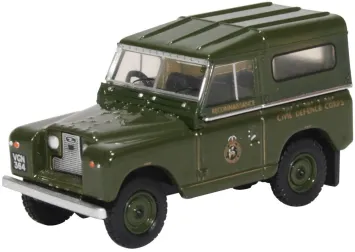 Oxford 76LR2S005 Land Rover Series II SWB Hard Back Civil Defence