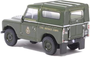 Oxford 76LR2S005 Land Rover Series II SWB Hard Back Civil Defence