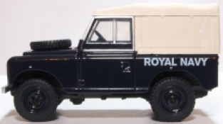 Oxford 76LRR3S004 Land Rover Series III SWB Canvas 'Royal Navy'