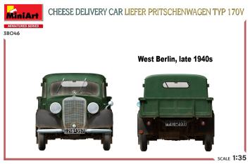 MiniArt 38046 Liefer Pritschenwagen Typ 170V Cheese Delivery Car