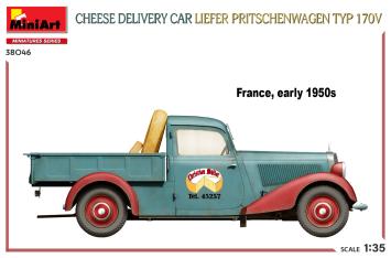 MiniArt 38046 Liefer Pritschenwagen Typ 170V Cheese Delivery Car