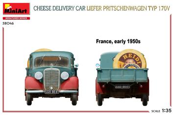 MiniArt 38046 Liefer Pritschenwagen Typ 170V Cheese Delivery Car