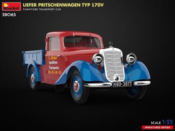 MiniArt 38065 Liefer Pritschenwagen Typ 170V Furniture Transport Car