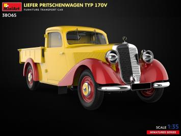 MiniArt 38065 Liefer Pritschenwagen Typ 170V Furniture Transport Car